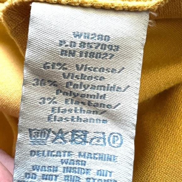 Boden Yellow Circle Shape Detail Sheath Dress, size 4R - Picture 12 of 15